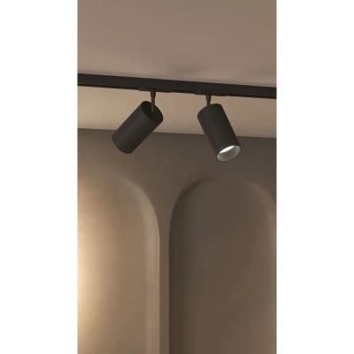 Трековый светильник Arte Lamp AERO A1347PL-1BK, 1хLED