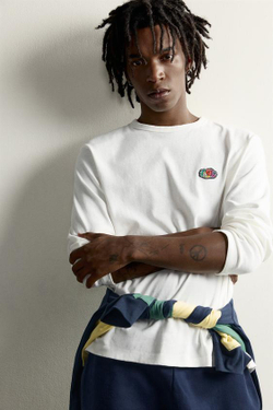ZARA - FRUIT OF THE LOOM™ ФУТБОЛКА С НАШИВКОЙ, ЭКРЮ