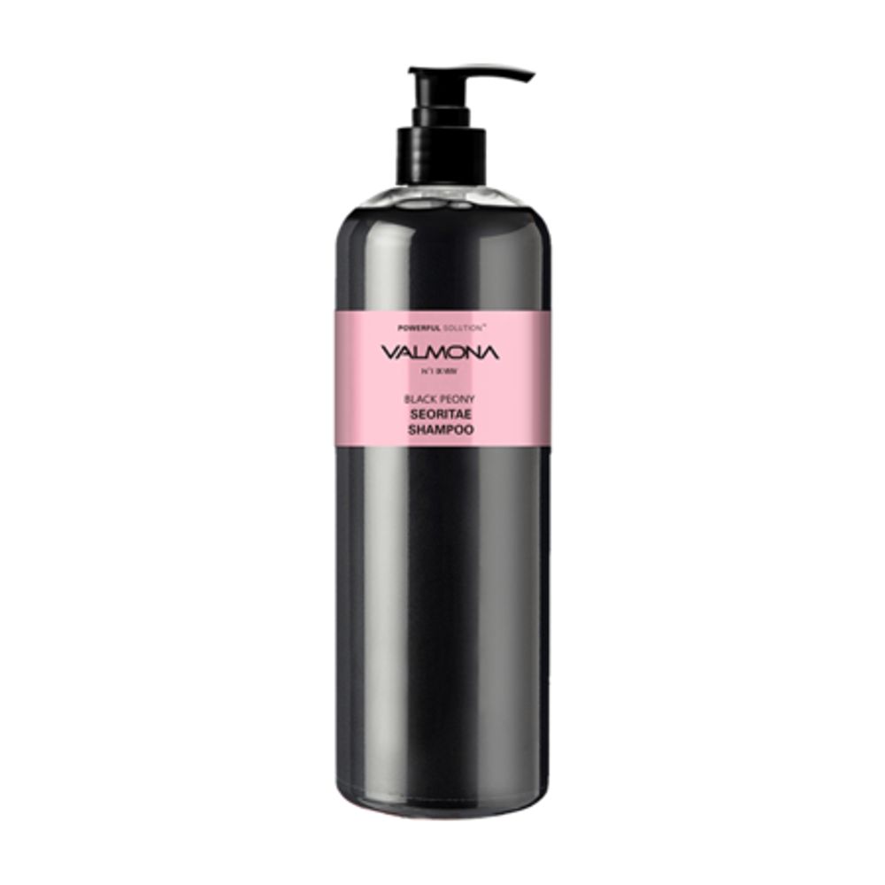 Шампунь с экстрактом чёрной сои и пиона EVAS Valmona Powerful Solution Black Peony Seoritae Shampoo (100 ml /480 ml)
