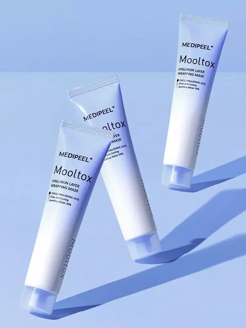 Medi-Peel Охлаждающая маска-плёнка с эффектом лифтинга Medi-Peel Mooltox Hyaluron Layer Wrapping Mask 70 гр