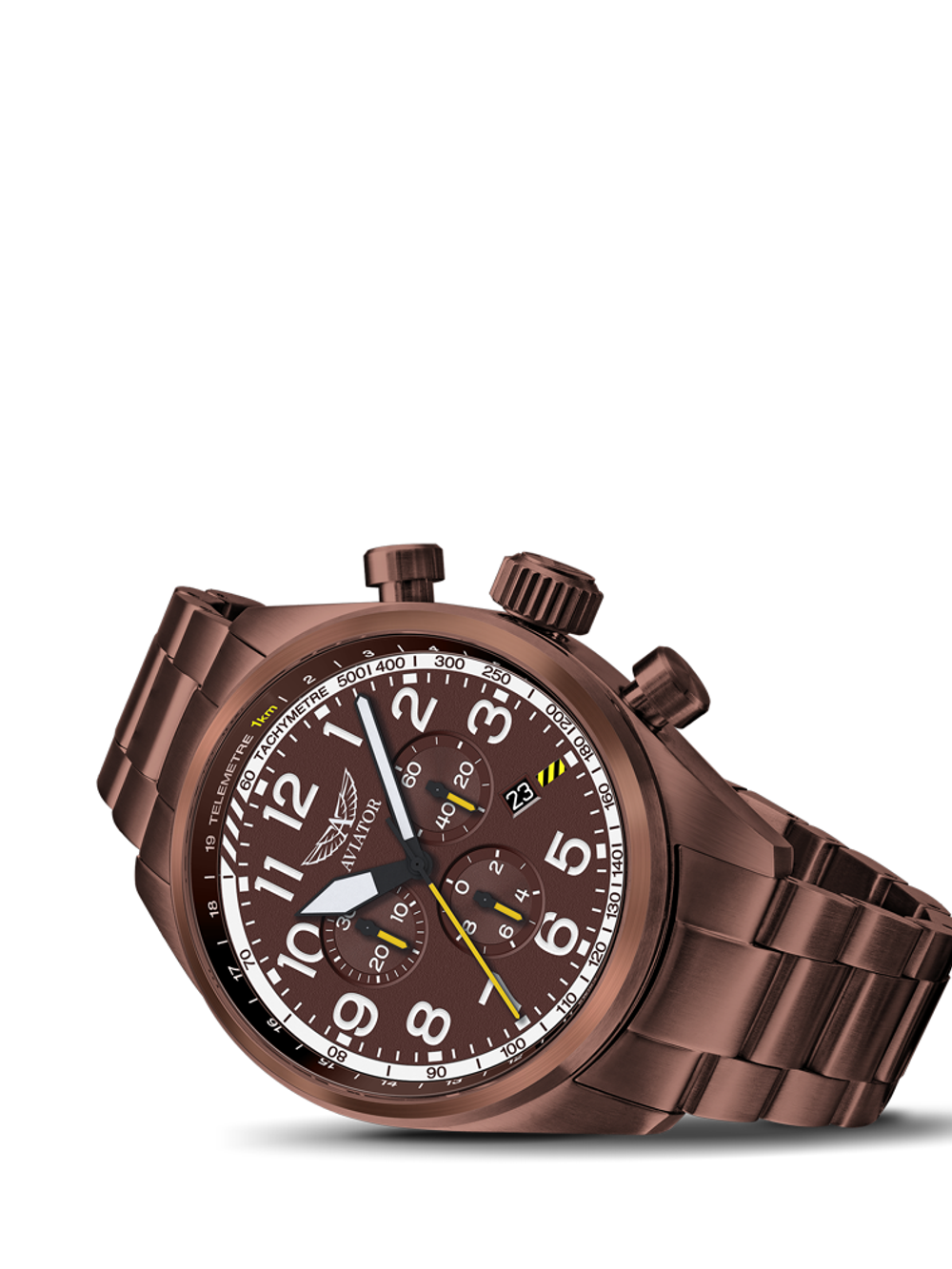 Чаcы кварцевые AVIATOR AIRACOBRA P45 CHRONO V.2.25.8.172.5 мужские