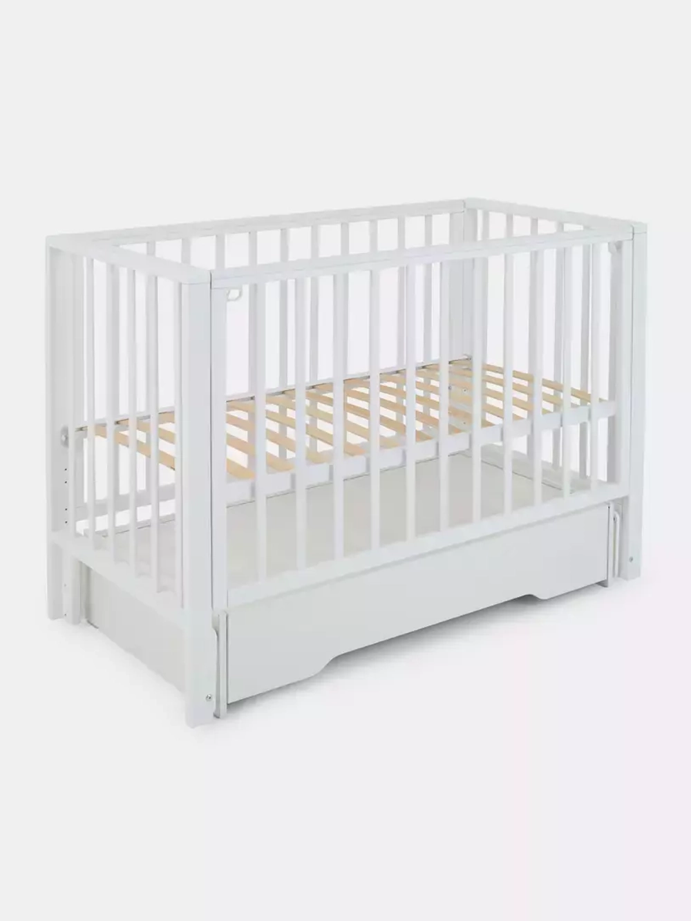 Кровать детская 120*60 RANT "BERGEN" (арт.769) пп маят/ящ Cloud White (2 кор)