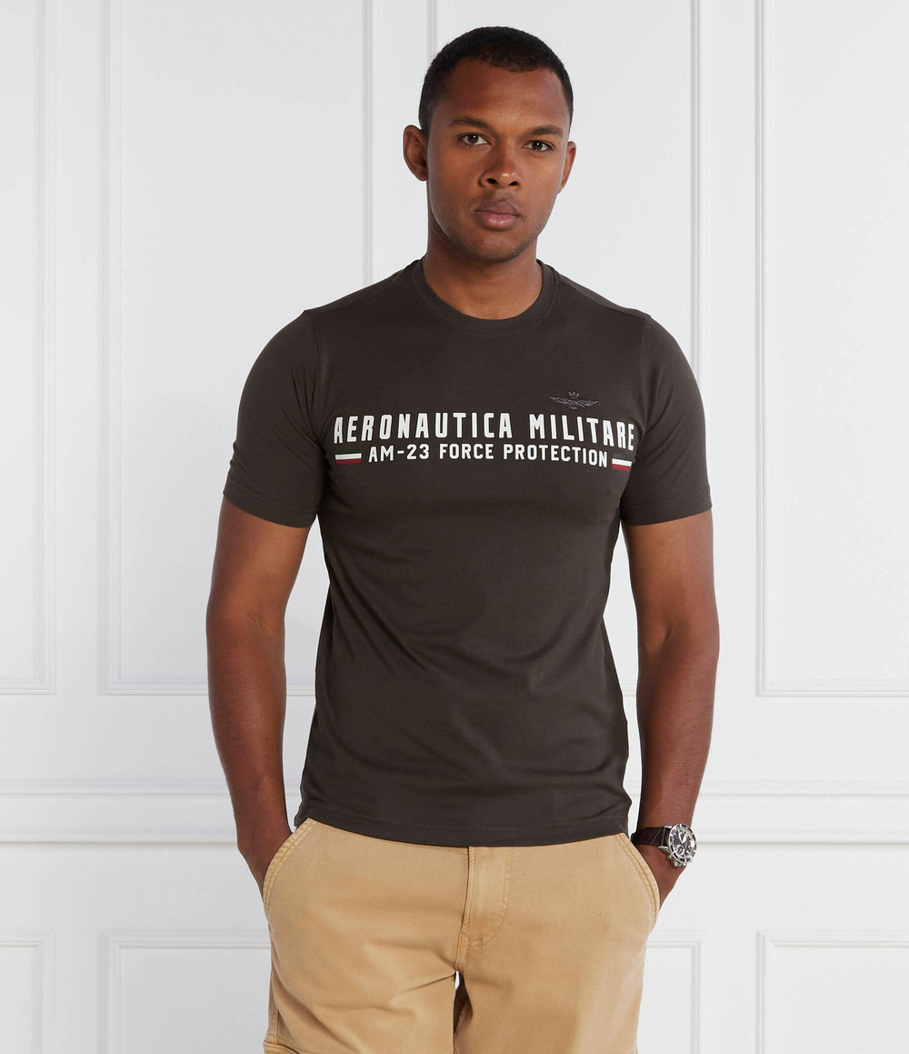 Футболка Aeronautica Militare - графитовый(TS1942J538)