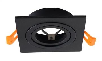 Встраиваемый точечный светильник CLT 002С1 BL черный Invisia Crystal Lux