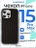 Чехол накладка iPhone 15 Pro Max 6.7" Gurdini Ocean Case (10) Metalic черный