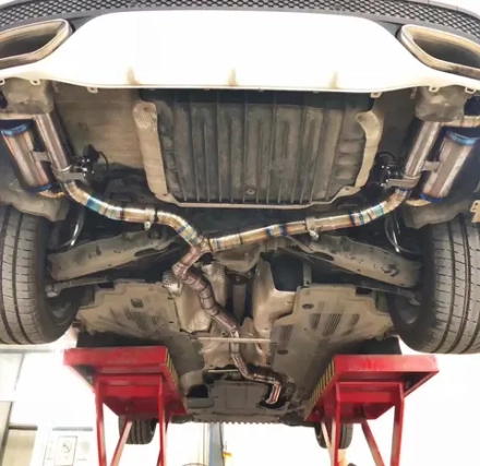 Выхлопная система с заслонками для Mercedes-Benz BENZ W205 C180 C200 C250 C260