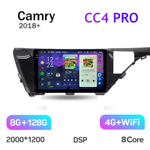 Teyes CC4 Pro 10,2" для Toyota Camry 2018+