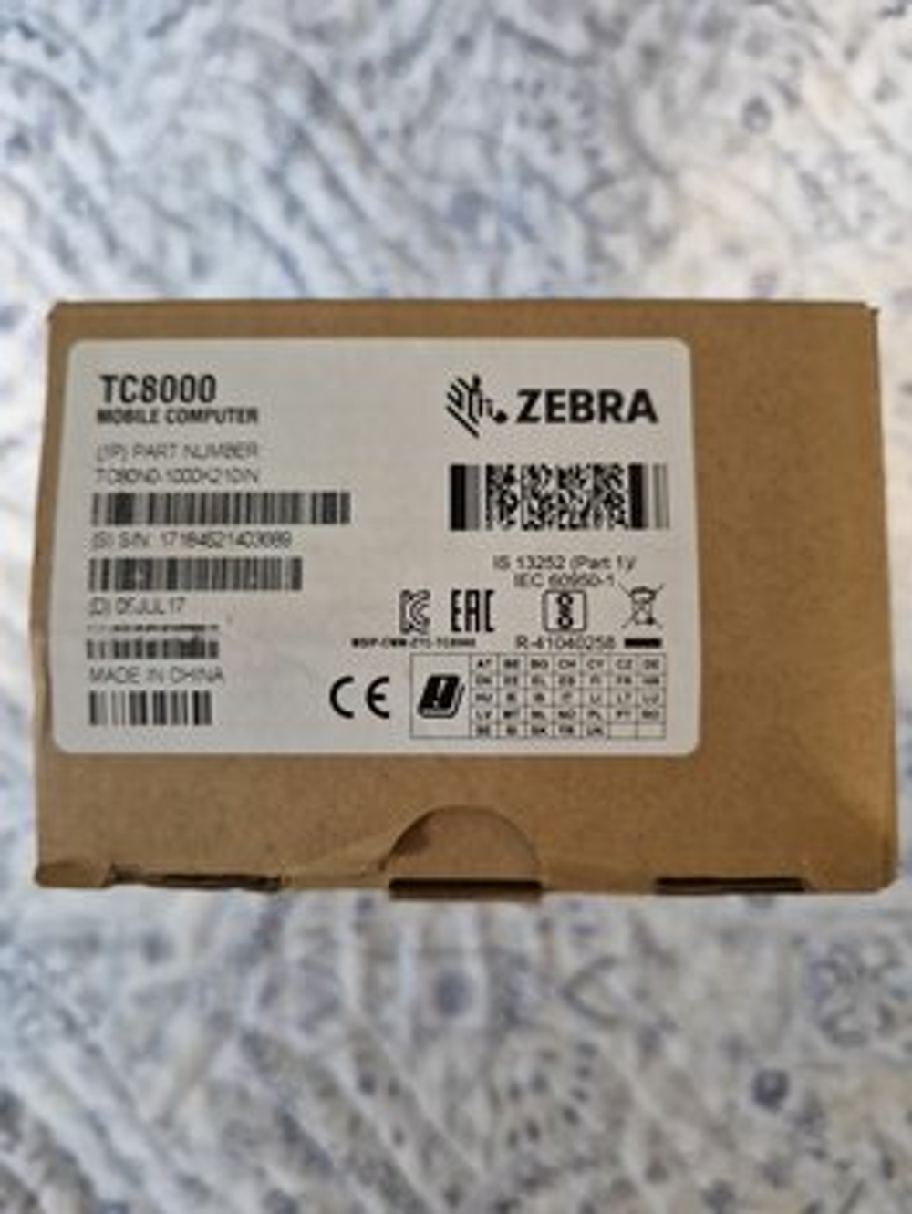 Терминал сбора данных Zebra TC8000 Mobile Computer TC80N0-A000K110IN