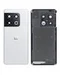 Задняя крышка для OnePlus 10 Pro белая (White Panda) со стеклом камеры