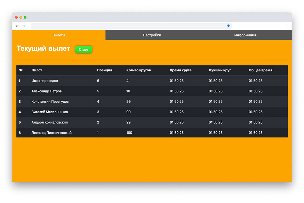 База системы хронометража Brlab Lite