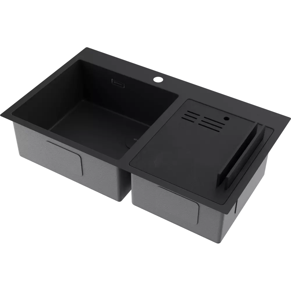 Кухонная мойка Omoikiri Akisame 86-2-Side-LG