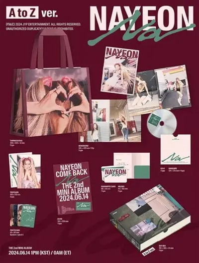 Альбом NAYEON - NA [LIMITED EDITION A TO Z ver.]