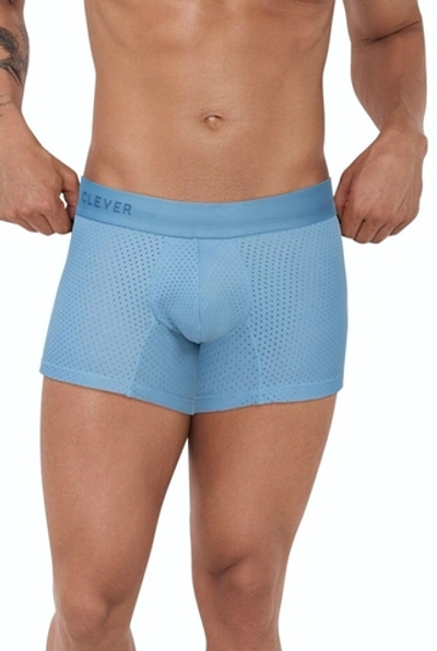 Синие трусы-боксеры с эффектом перфорации Euphoria Boxer (Размер: S) (Цвет: синий)