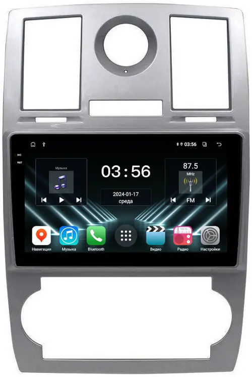 Магнитола для Chrysler 300C 2004-2007 (дорестайл) - FarCar S280 монитор 9.5" IPS на Android 13, CarPlay