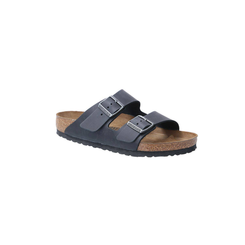 Кожаные шлепанцы arizona Birkenstock - черный(552111)