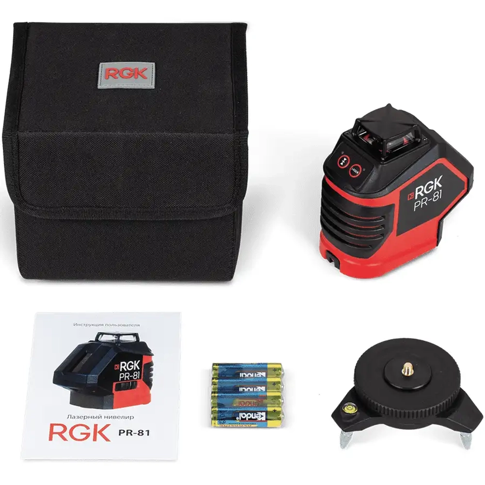 Лазерный построитель плоскостей PR-81 RGK 4610011873270
