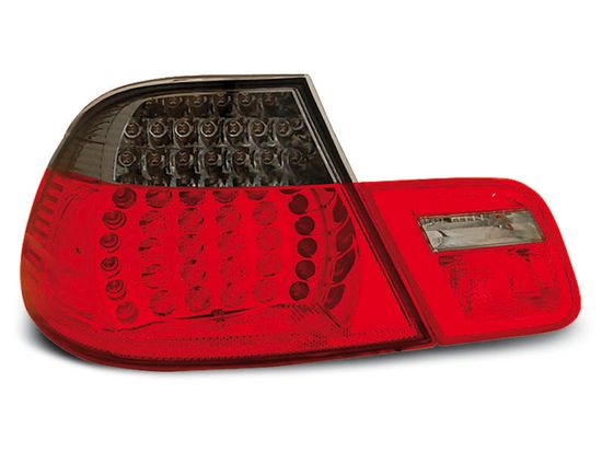 Задние фонари Bmw 3 E46 red smoke led