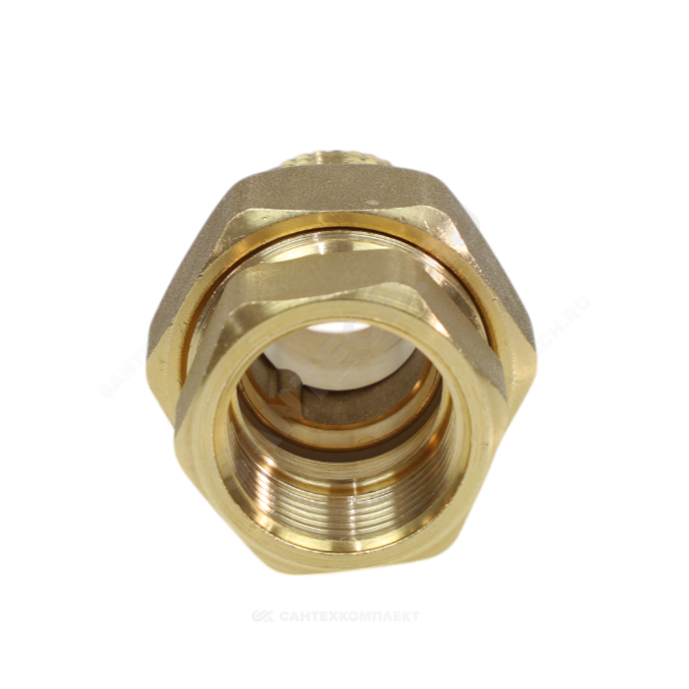 Соединитель латунь американка Ду 32 (1 1/4") прямой ВР/НР R18 Giacomini R18Y006