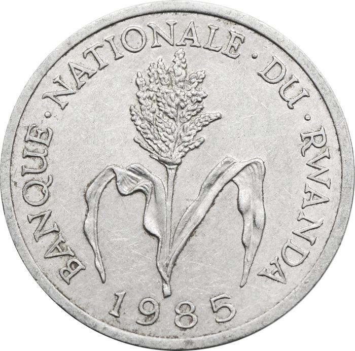 1 франк 1985 Руанда
