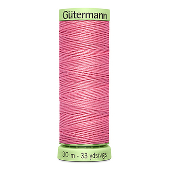 Нить Top Stitch 30/30 м для декоративной отстрочки, Gutermann, 889 нежно-розовый