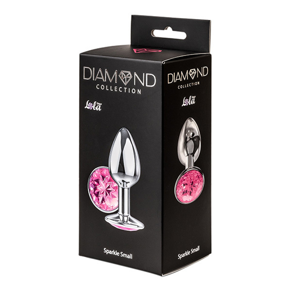 Анальная пробка 7см Lola Games Diamond Pink Sparkle Small 4009-03Lola