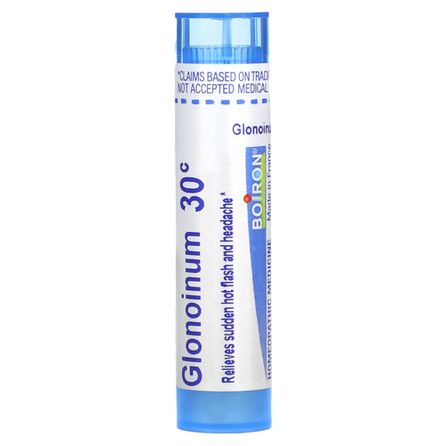 Boiron, Glonoinum, 30C, для менопаузы, прибл. 80 гранул