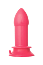 Втулка на присоске Popo Pleasure, (13,5 см) (Цвет: ярко-розовый)
