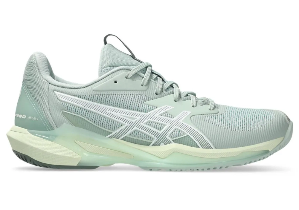 Женские теннисные кроссовки Asics Solution Speed FF 3 - lichen rock/white