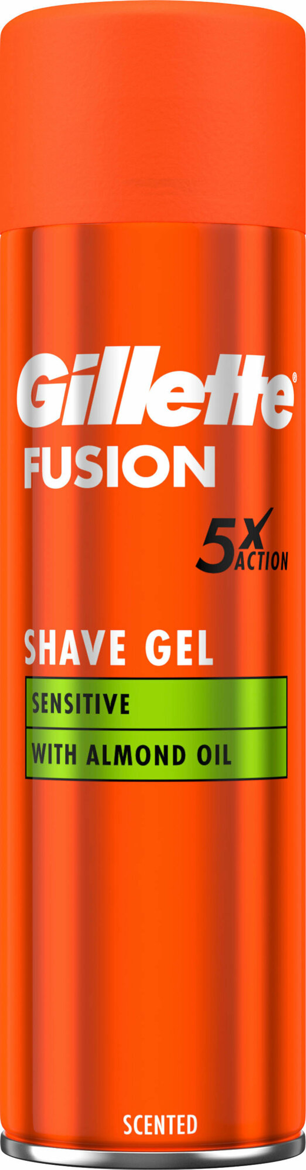 Гель для бритья Gillette Fusion для чувствительной кожи, 200 мл (Из Финляндии)