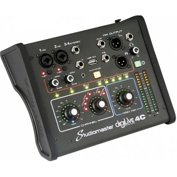 Studiomaster DIGILIVE 4CH Цифровой мини микшерный пульт