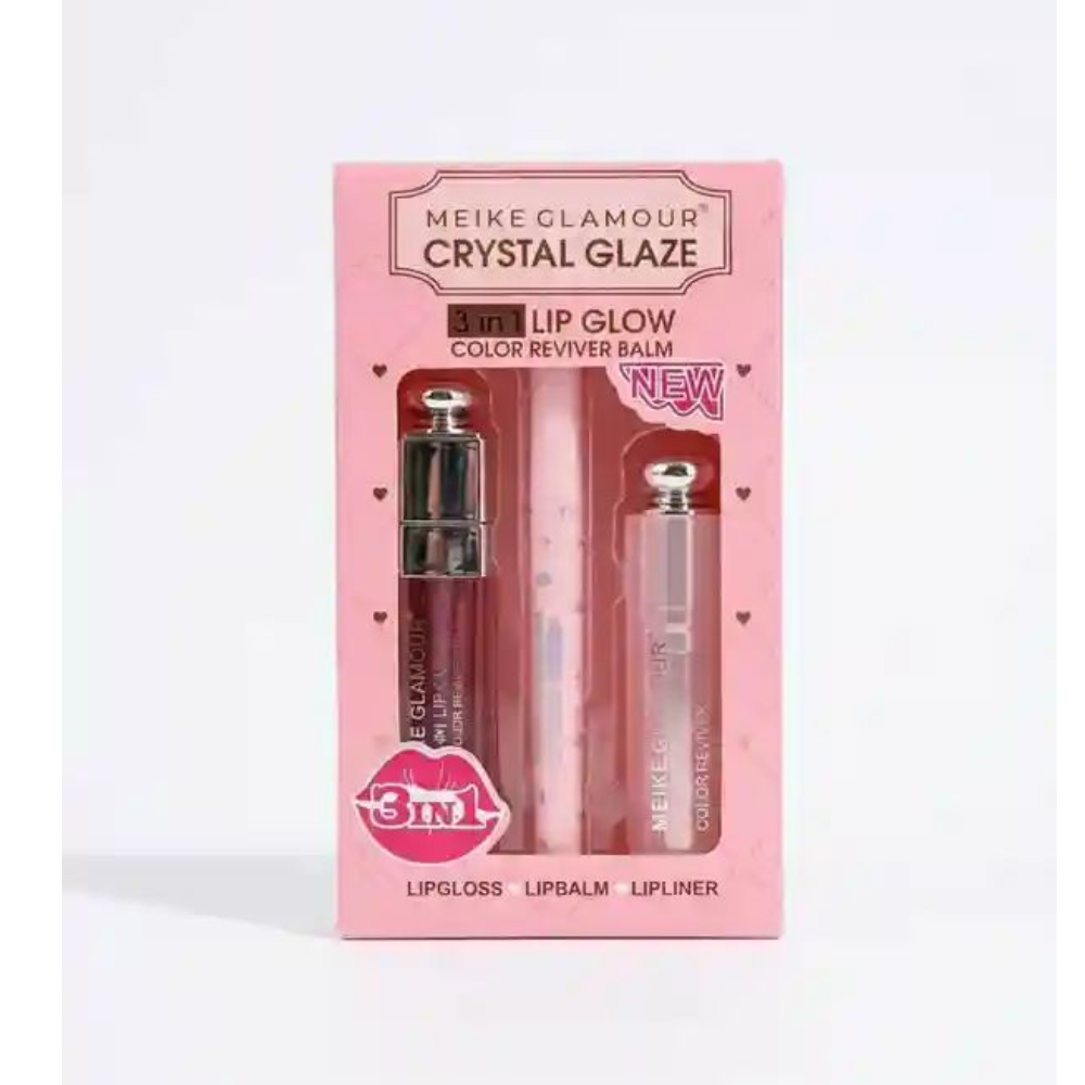 Набор для губ Crystal Glaze 3в1