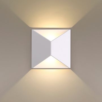 Уличный настенный светодиодный светильник 3909/10WL белый Tibro Odeon Light