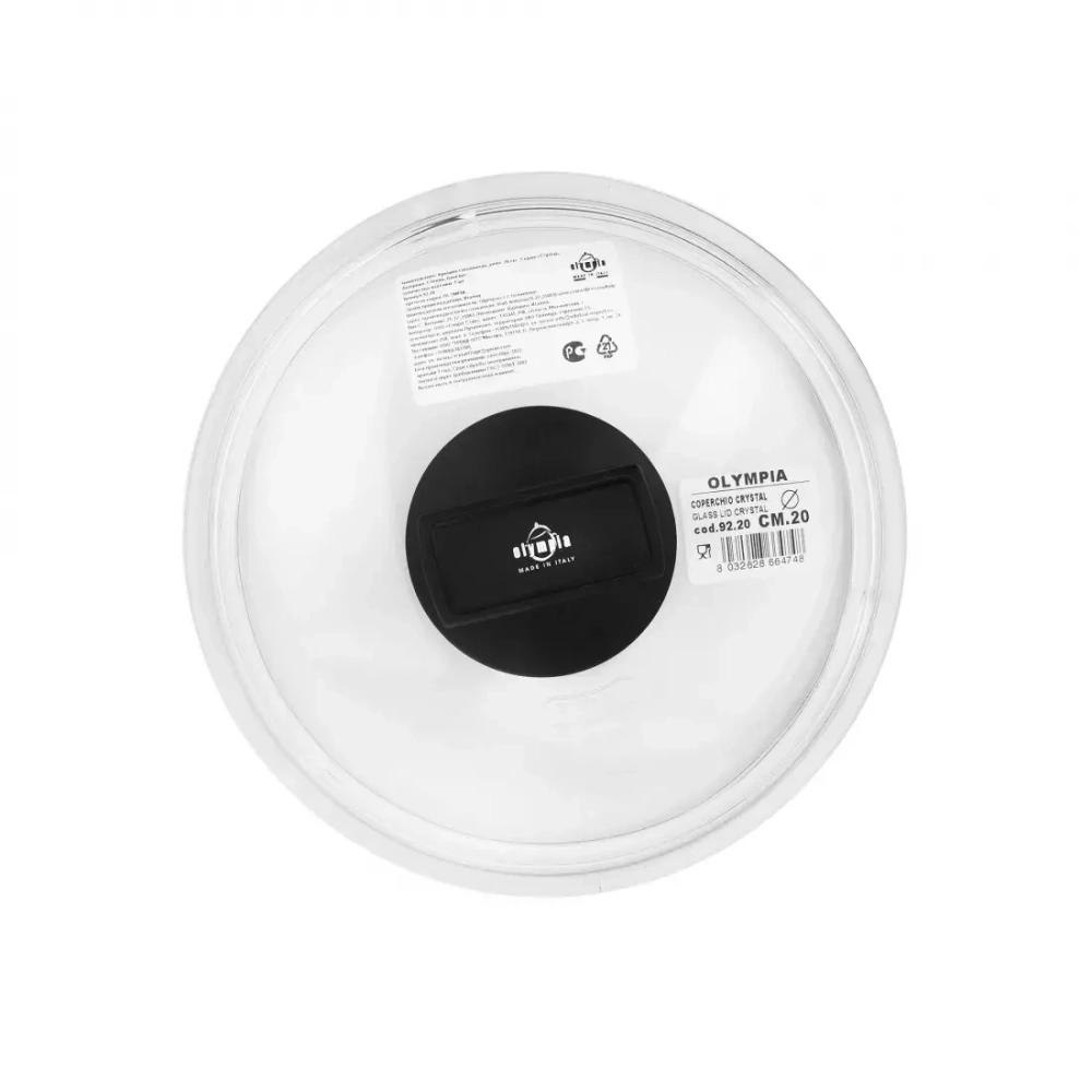 Крышка стеклянная 20см Olympia Crystal