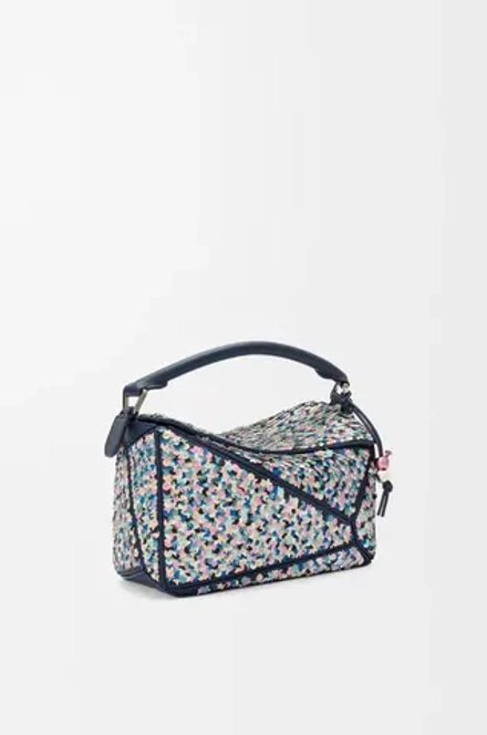 Loewe Сумка Confetti Puzzle 10 из классической телячьей кожи, разноцветный