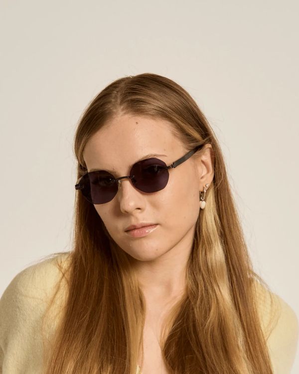 Очки солнцезащитные Spunky Free Flow Ring-Dong Black. dark grey lens - фото 2