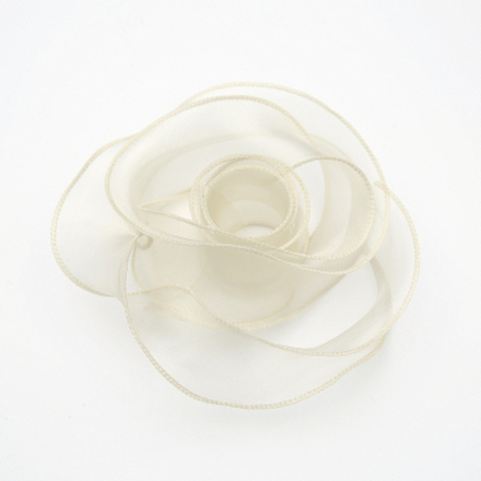 Лента Волнистая 4.0см*10Y Айвори