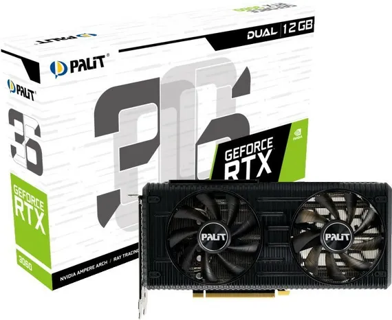 Видеокарта Palit GeForce RTX 3060 Dual