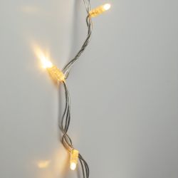Гирлянда ЭРА ERAPS-NP10 светодиодная новогодняя нить 10 м тёплый свет 100 LED | Профессиональное праздничное и новогоднее освещение
