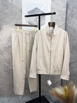 Льняной костюм Brunello Cucinelli