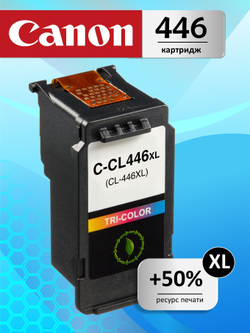Комплект картриджей Sunwel для Canon PG-445XL CL-446XL, черный и цветной, увеличенный ресурс