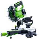 Торцовочная пила Greenworks GD24MS216, 24V, бесщеточная, 4800 об/мин, 216x30мм, рез 65х310мм, с протяжкой, без АКБ и ЗУ (1501707)