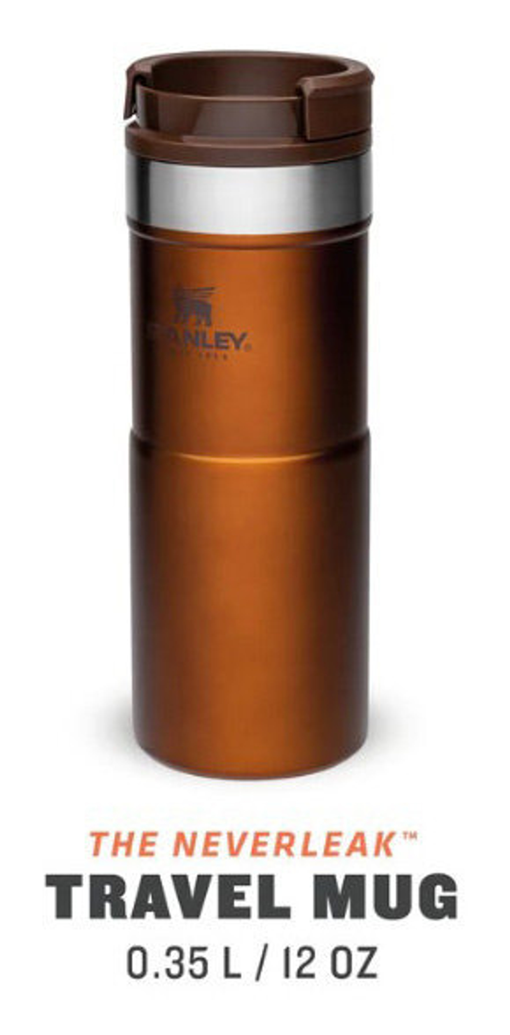 Термокружка STANLEY CLASSIC NEVERLEAK™ 0,35L Темно-Янтарная 10-09855-010