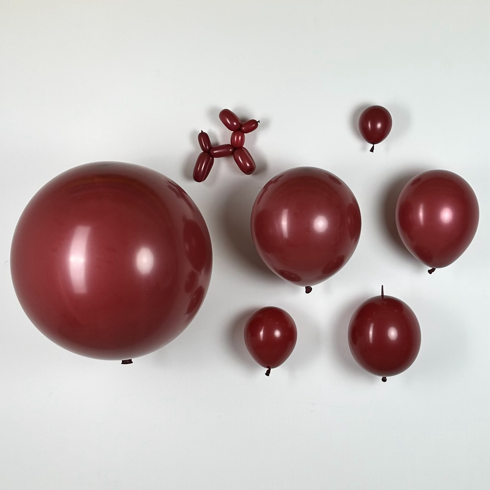 Шар (24''/61 см) Мерло (018), пастель, 3 шт.