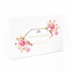 Постельное белье Elegant (кофейное) с кружевом TIVOLYO HOME Турция