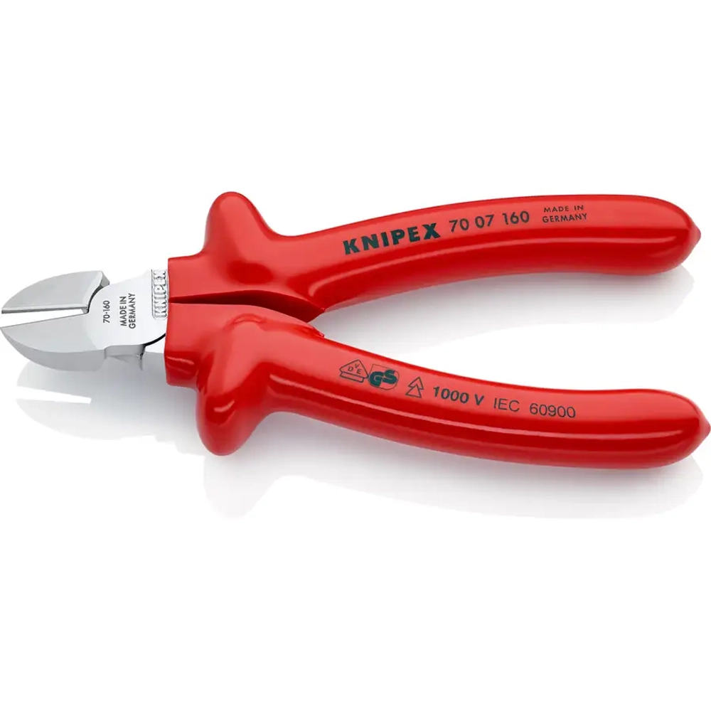 Кусачки боковые хромированные 160 мм Knipex 70 07 160
