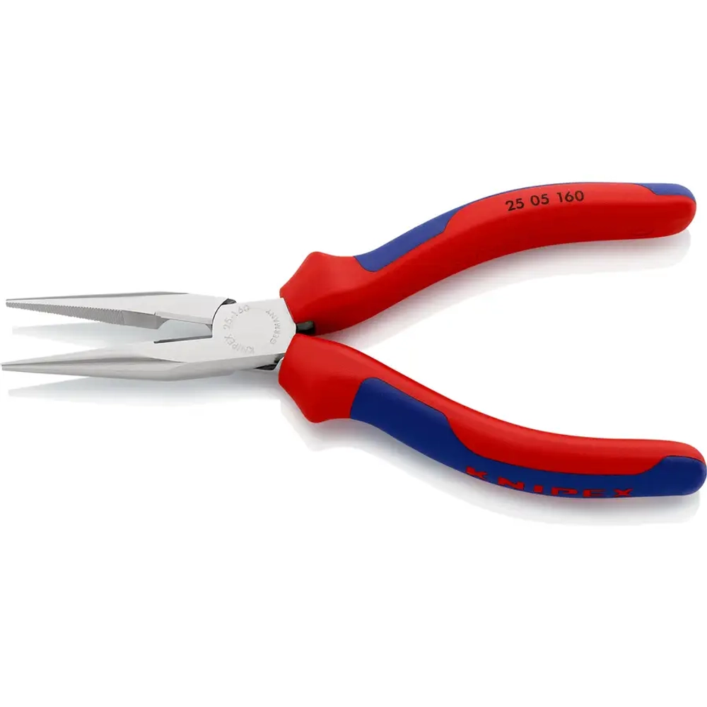 Длинногубцы хромированные 160 мм Knipex 25 05 160 SB