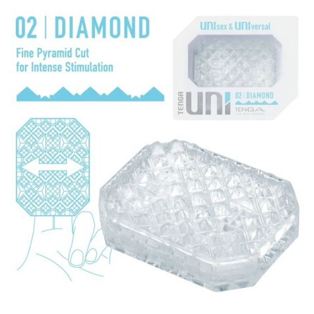Мастурбатор Tenga Uni Diamond