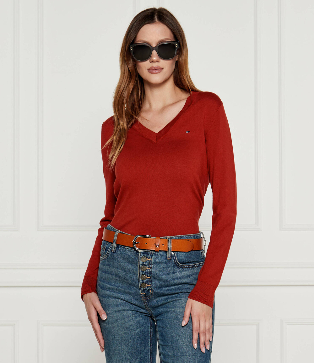 Свитер Tommy Hilfiger - красный(WW0WW40098)