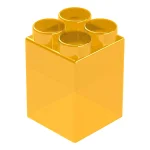 Элемент прозрачный высокий 6x6x10 см для конструктора 5"