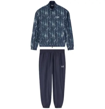 Men's Спортивный костюм EA7 Man Woven - blue bamboo
